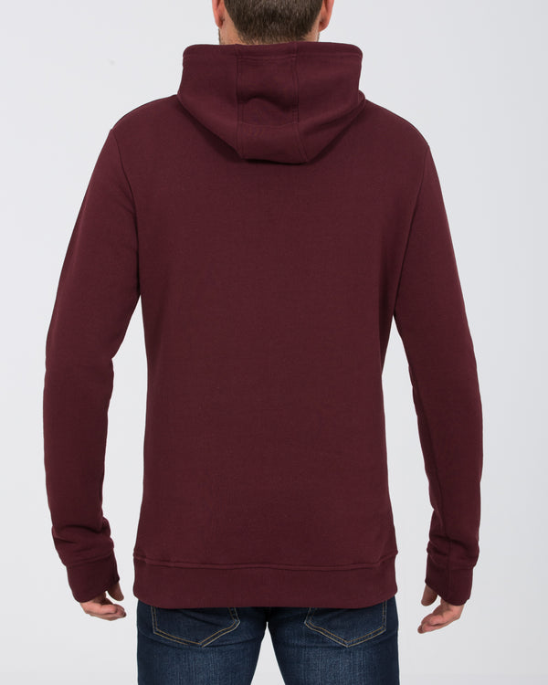 2t Pullover Tall Liam Hoodie (maroon)