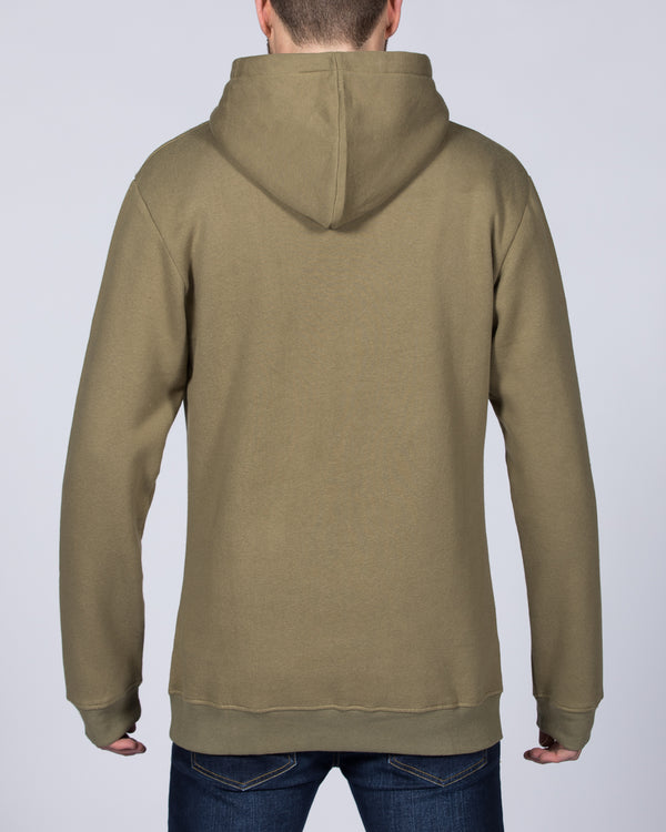 2t Pullover Tall Hoodie (light khaki)