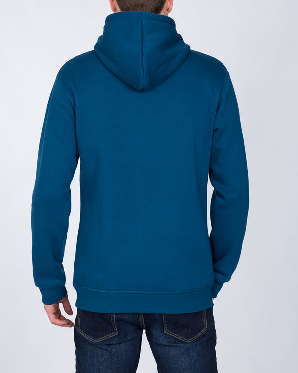 2t Pullover Tall Hoodie (petrol)