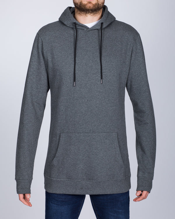 2t Pullover Tall Active Hoodie (charcoal)