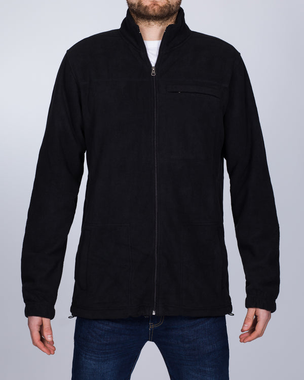 2t Zip Up Tall Fleece (black)