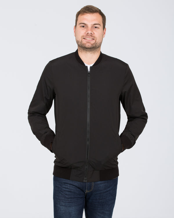 2t Jason Tall Bomberjacke (schwarz)