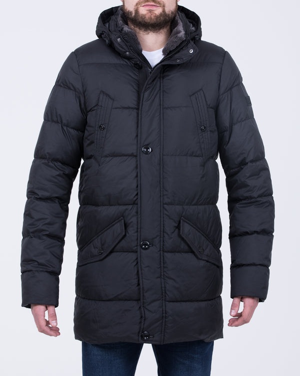 Cabano Tall Puffer Jacket (plain black)