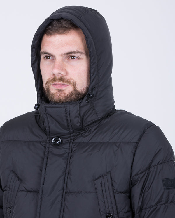 Cabano Tall Puffer Jacket (plain black)