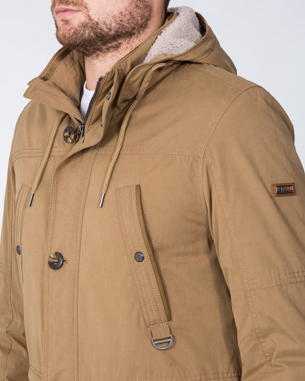 Cabano Tall Parka Jacket (camel)