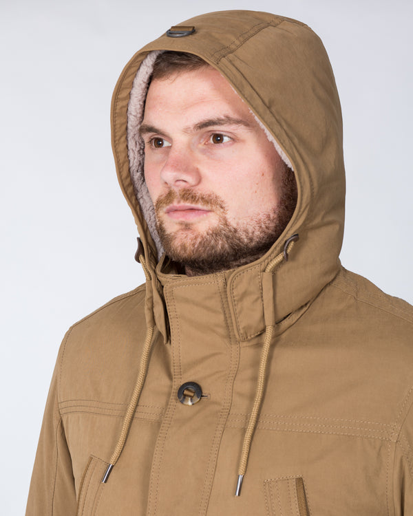 Cabano Tall Parka Jacket (camel)