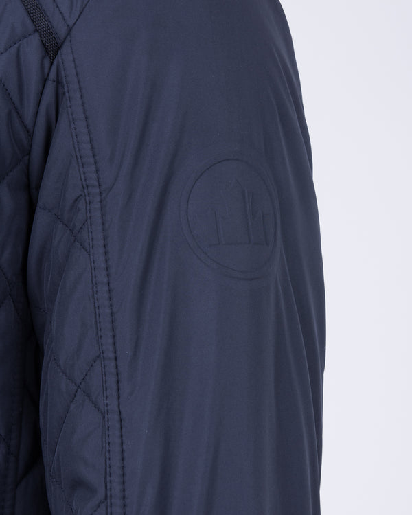 Cabano Tall Quilted Diamond Jacket (navy)