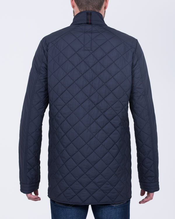 Cabano Tall Quilted Diamond Jacket (navy)