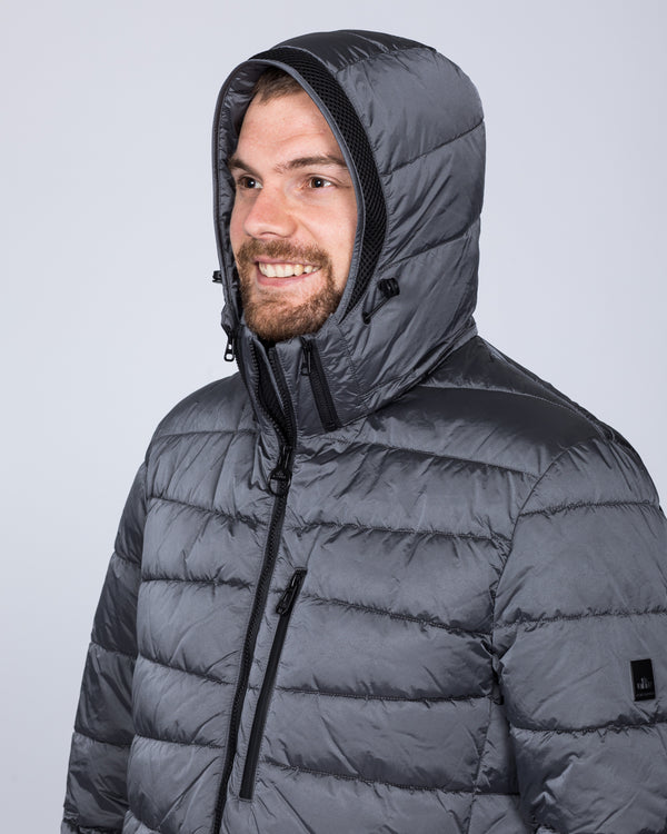 Cabano Tall Lightweight Padded Jacket (graphite)