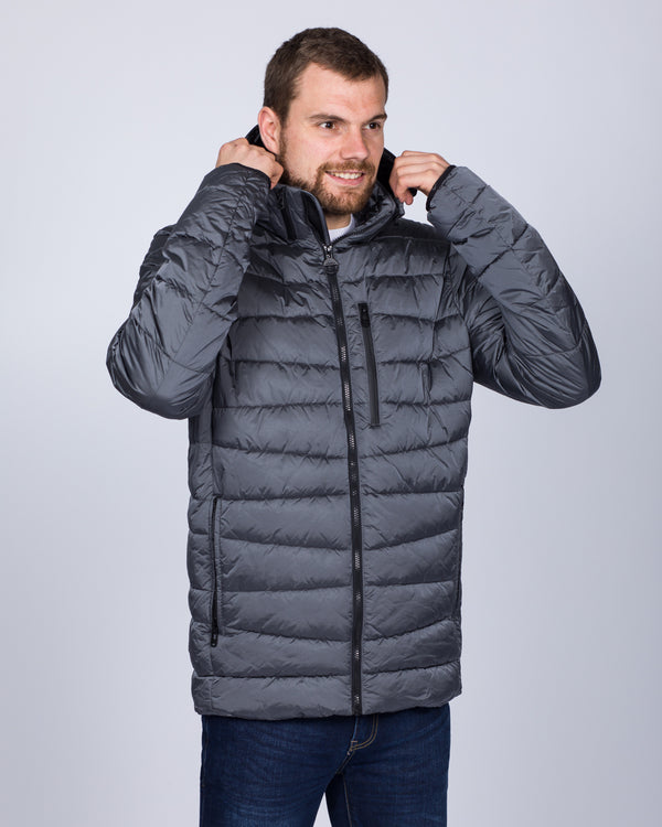 Cabano Tall Lightweight Padded Jacket (graphite)