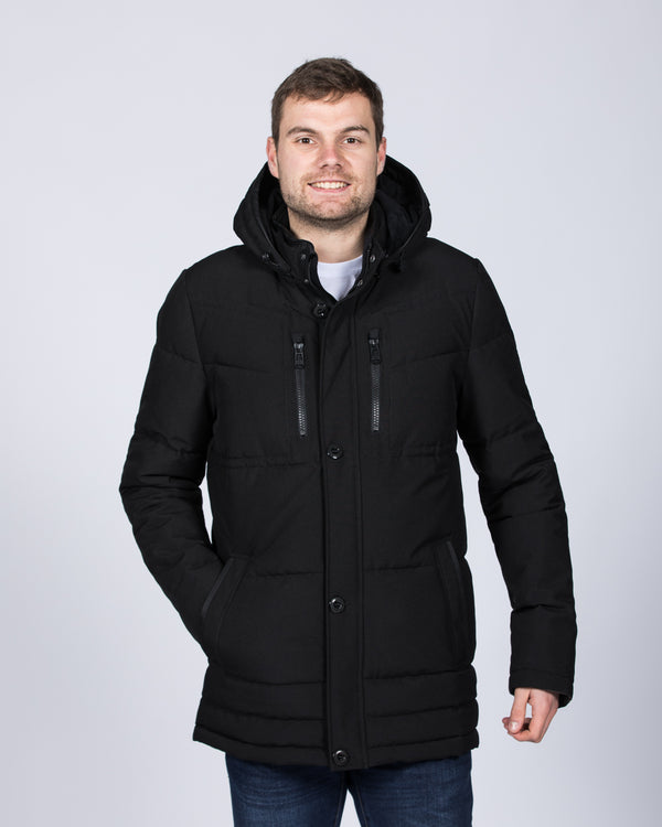 Cabano Tall Puffer Jacket (black)