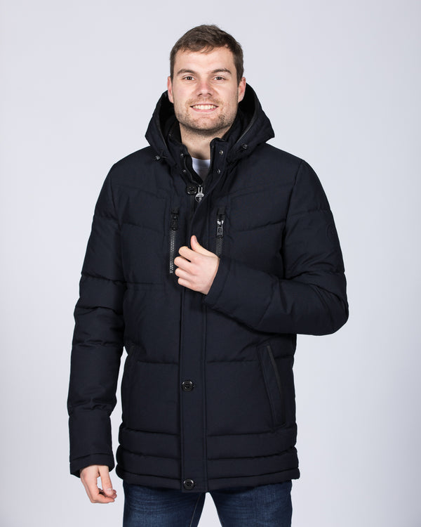 Cabano Tall Puffer Jacket (navy)