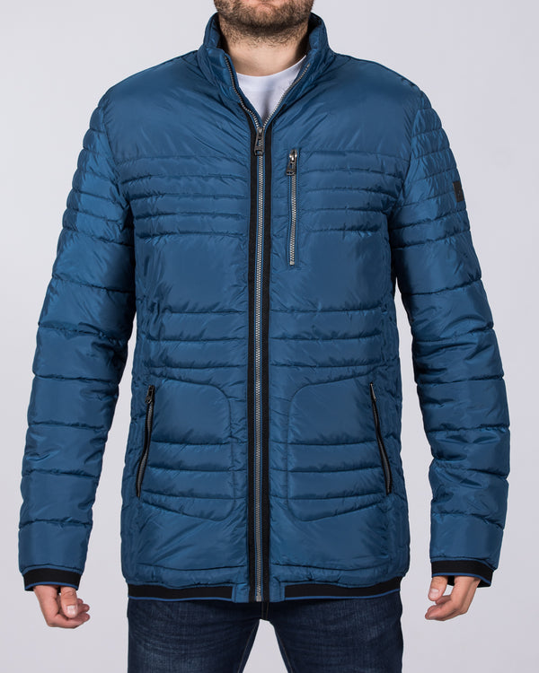 Cabano Lightweight Tall Quilted Jacket (royal blue)