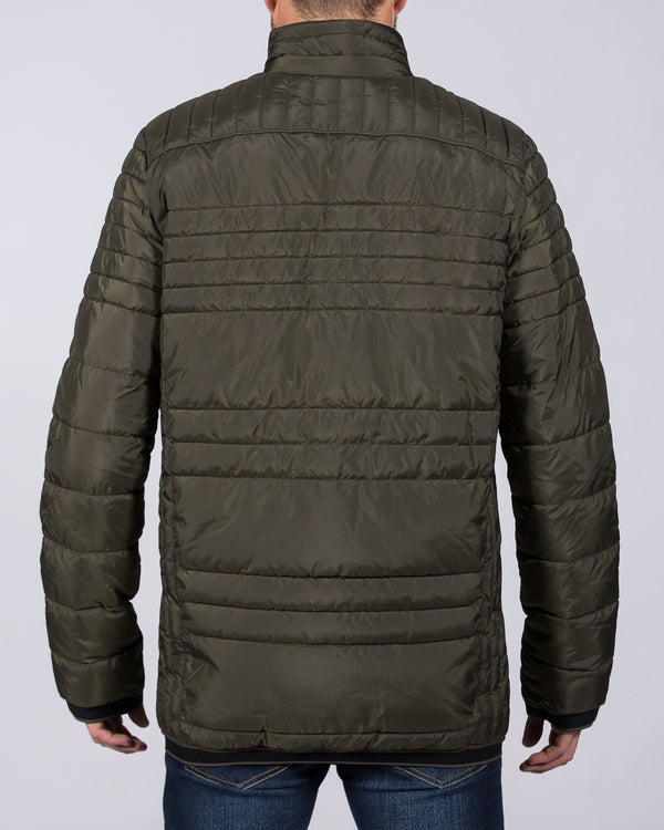 Cabano Lightweight Tall Quilted Jacket (olive)