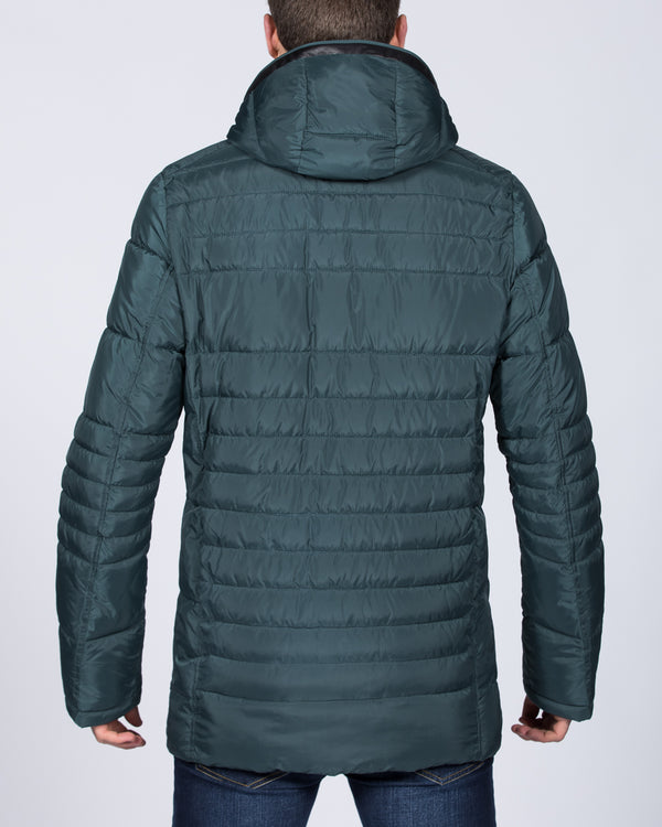 Cabano Tall Lightweight Quilted Jacket (petrol)