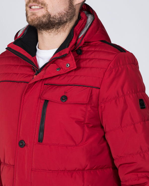 Cabano Tall Quilted Tech Jacket (red)