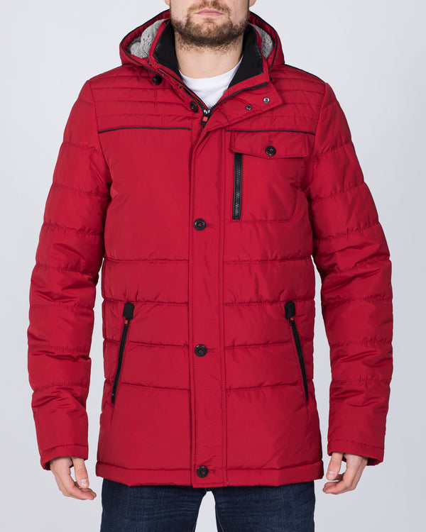 Cabano Tall Quilted Tech Jacket (red)