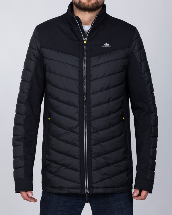 Cabano Tall Reflective Quilted Jacket (navy)