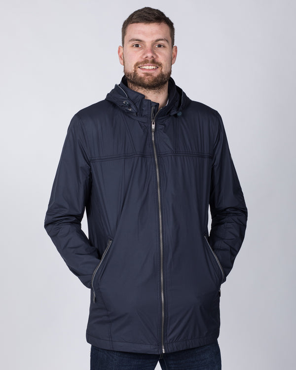 Cabano Tall Waterproof Lightweight Jacket (navy)