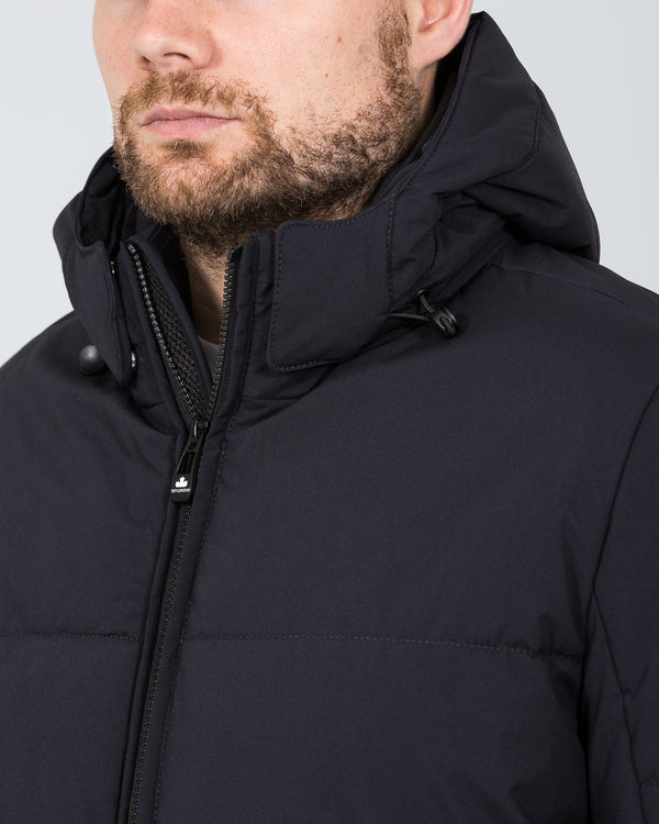 Cabano Tall Water Resistant Puffer Jacket (navy)