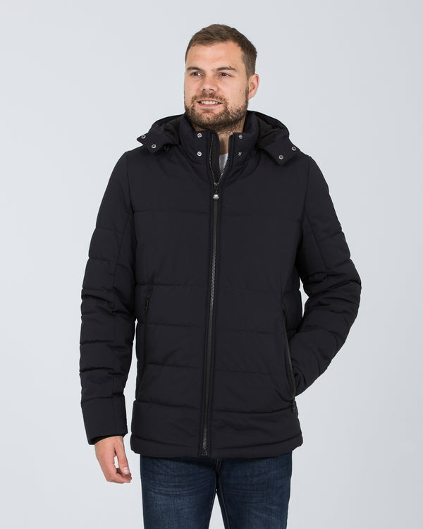 Cabano Tall Waterproof Puffer Jacket (navy)