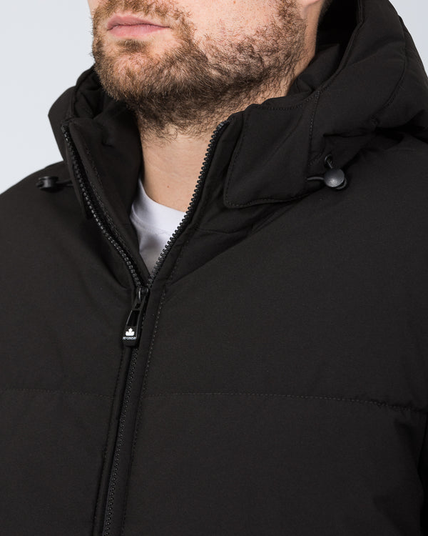 Cabano Tall Water Resistant Puffer Jacket (black)