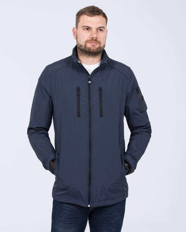 Cabano Tall Lightweight Anorak Jacket (navy)