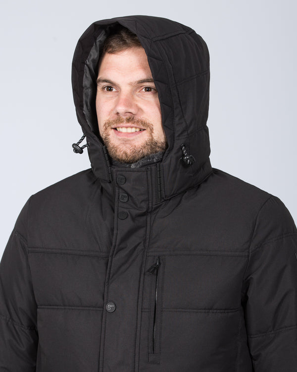 Redpoint Edwin Tall Padded Parka Jacket (black)