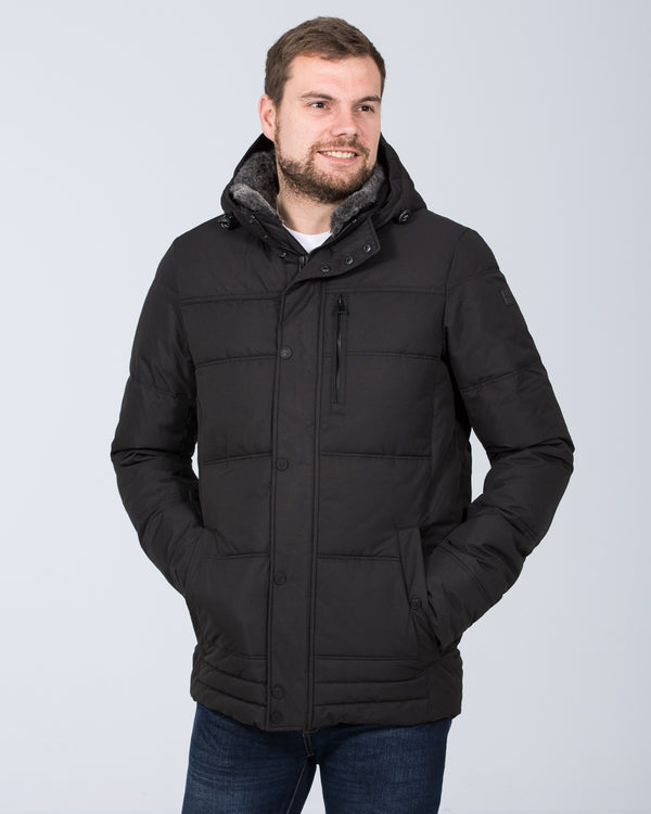 Redpoint Edwin Tall Padded Parka Jacket (black)