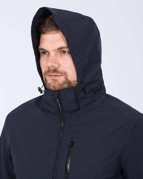 Redpoint Len Tall Lightweight Waterproof Jacket (navy)