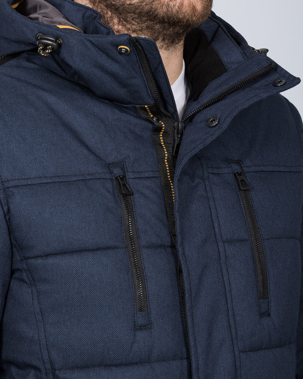 Redpoint Finley Tall Padded Parka Jacket (dark blue)
