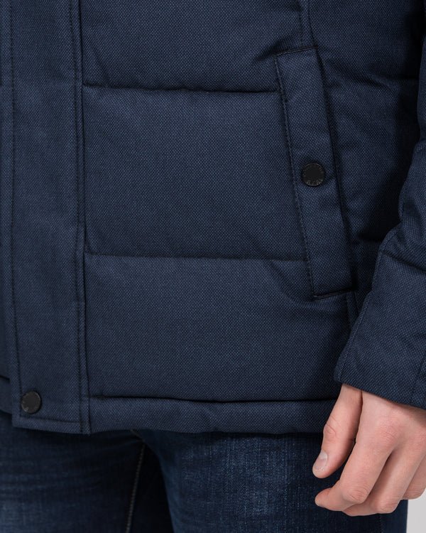 Redpoint Finley Tall Padded Parka Jacket (dark blue)