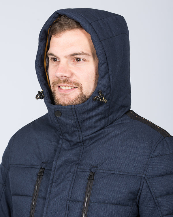 Redpoint Finley Tall Padded Parka Jacket (dark blue)