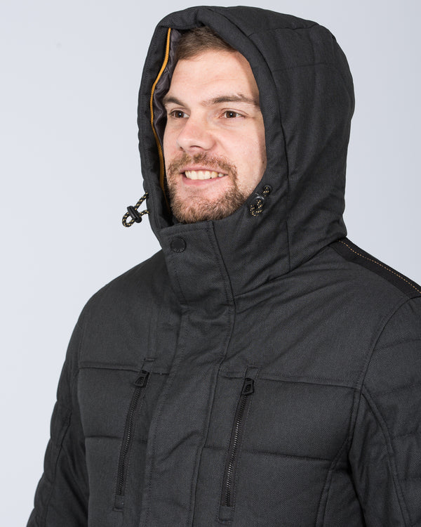 Redpoint Finley Tall Padded Parka Jacket (dark anthracite)