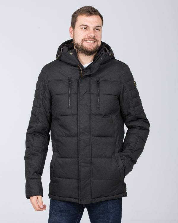 Redpoint Finley Tall Padded Parka Jacket (dark anthracite)