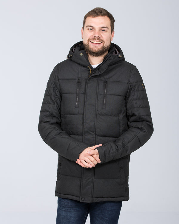Redpoint Finley Tall Padded Parka Jacket (dark anthracite)