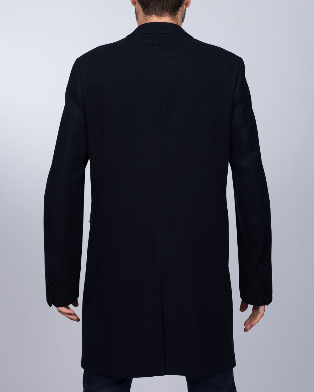 Skopes Tall Mens Extra Long Fairlop Overcoat navy Jacket Tall Mens Clothing 2tall