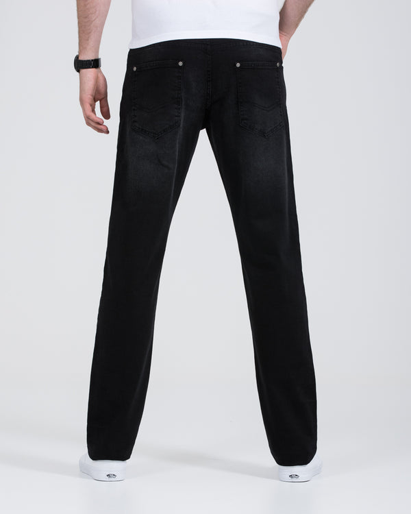 2t Rico Regular Fit Tall Jeans (washed black)