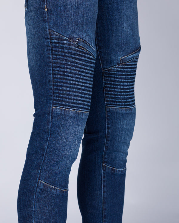 Ed Baxter Skinny Fit Biker-Jeans (Denim)