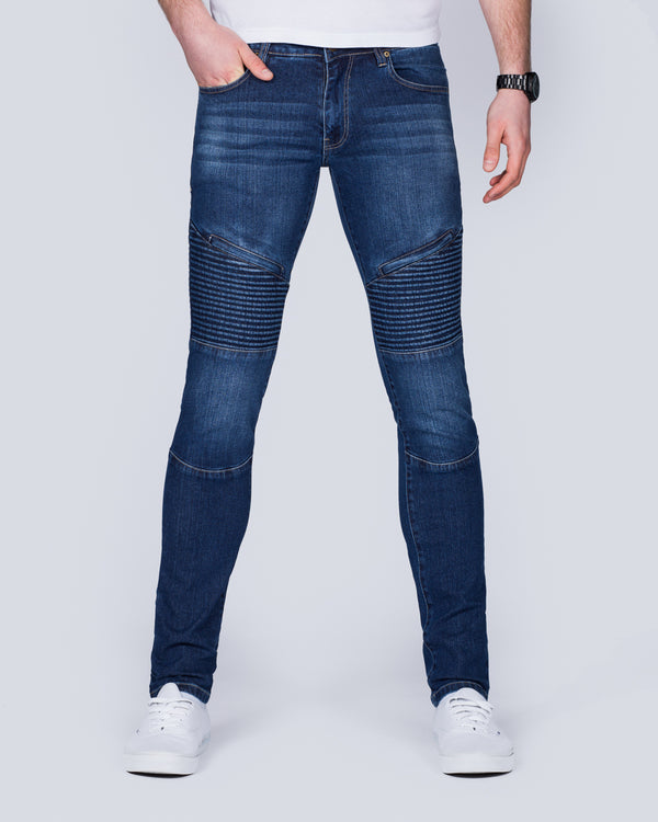 Ed Baxter Skinny Fit Biker-Jeans (Denim)