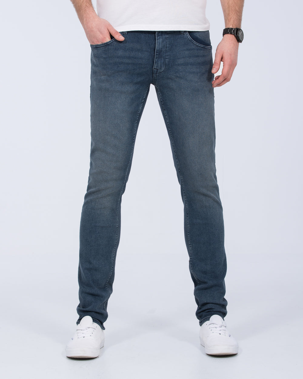 Blend Twister Tapered Fit Tall Jeans (dark denim blue)