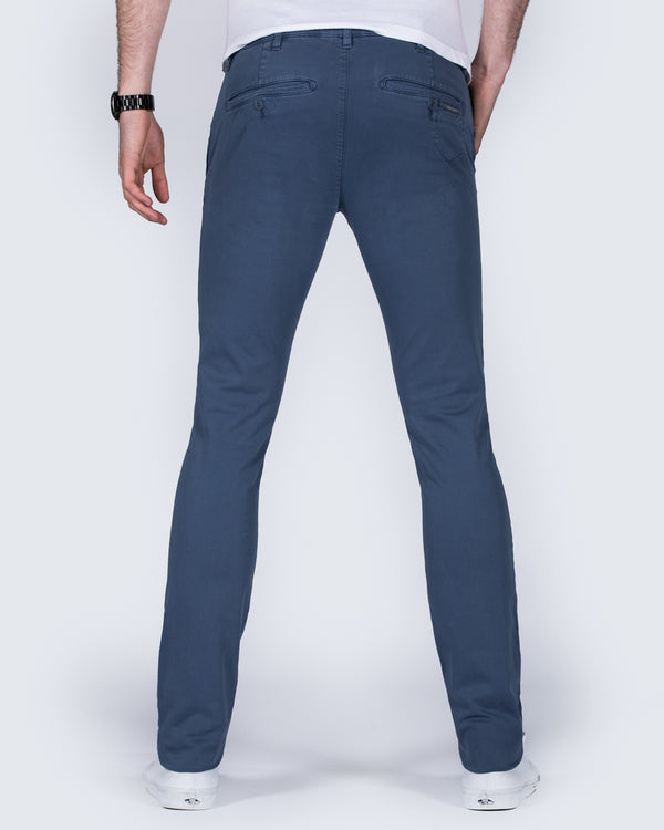 Cub Frog Tapered Fit Tall Chinos (blue orage)