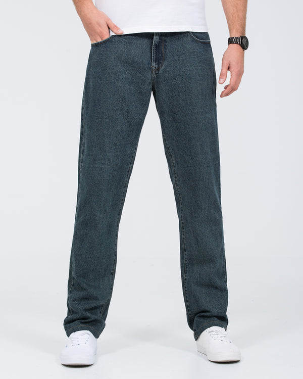 Ed Baxter Regular Fit Tall Jeans (washed denim)
