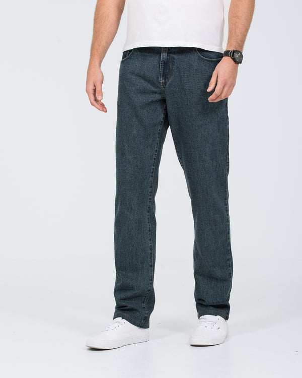 Ed Baxter Regular Fit Tall Jeans (washed denim)