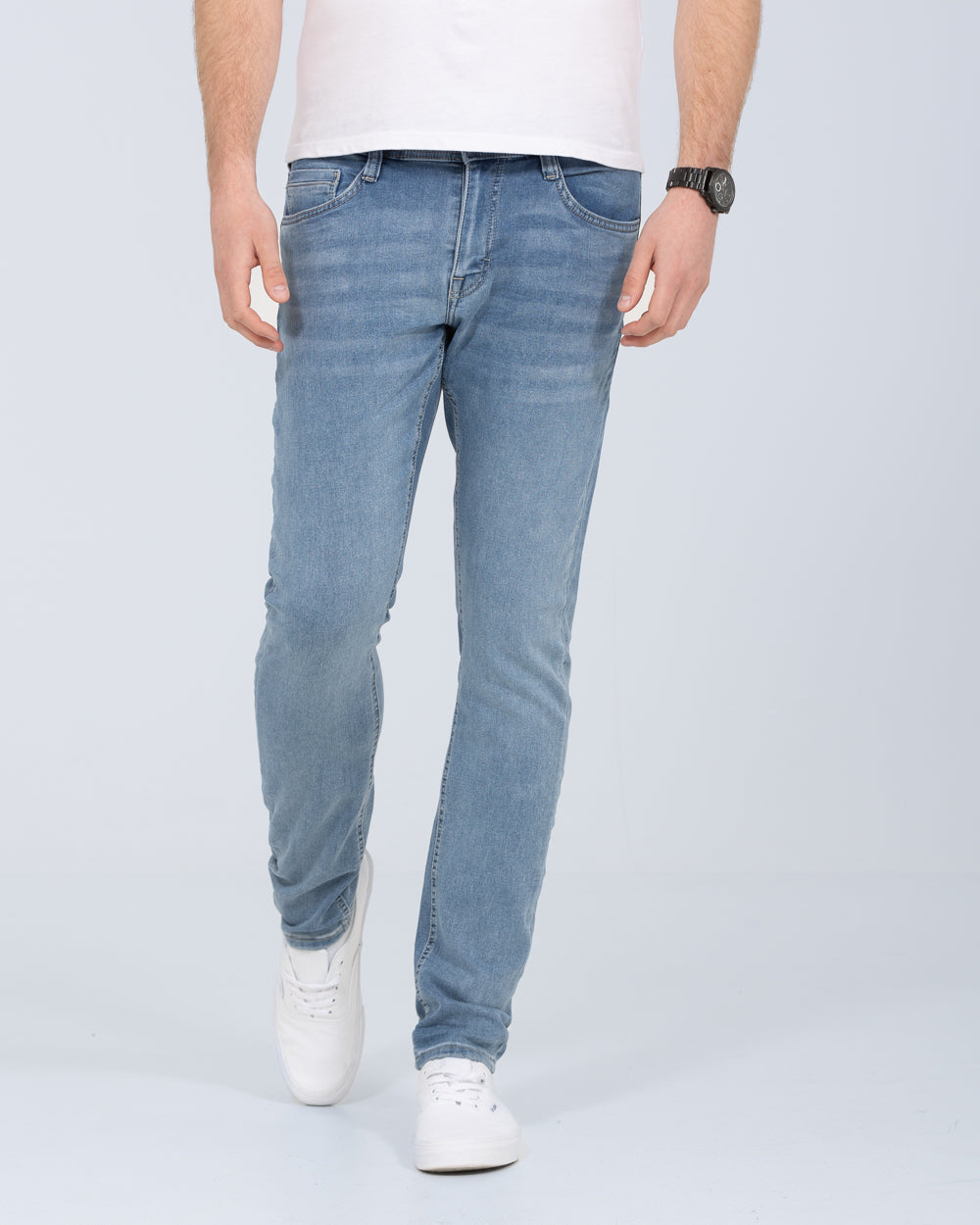 Mustang Oregon Tapered K Slim Fit Tall Stretch Jeans (stonewash)