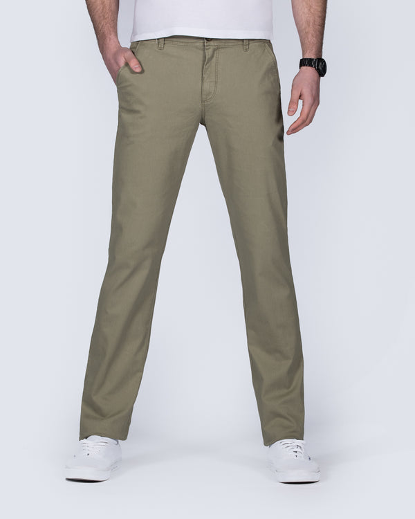 Redpoint Odessa Slim Fit Tall Chinos (khaki)