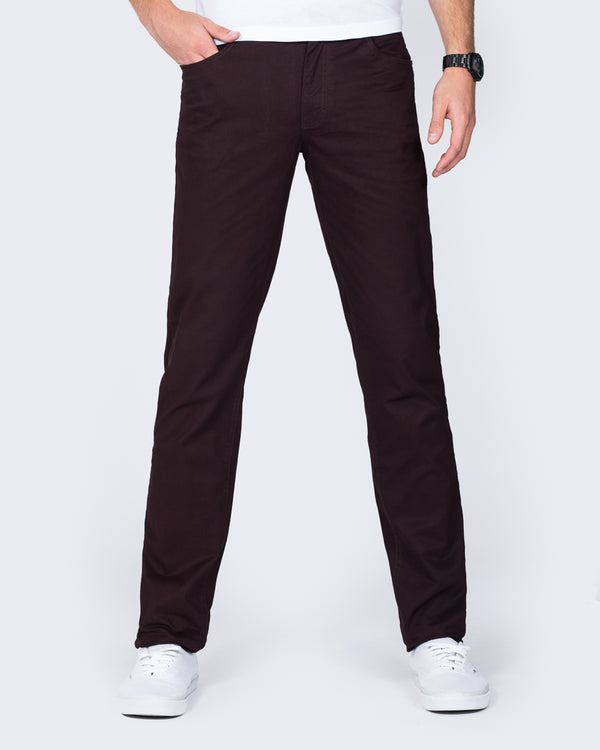 Redpoint Milton Slim Fit Tall Jeans (plum)