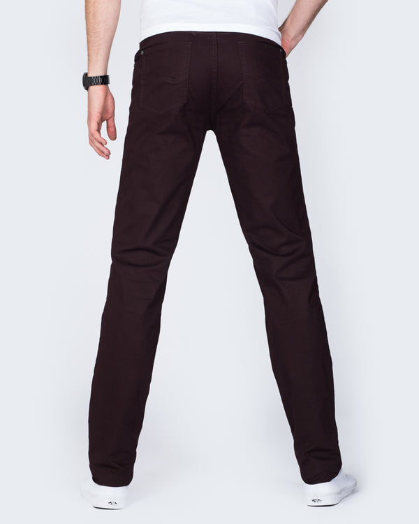 Redpoint Milton Slim Fit Tall Jeans (plum)