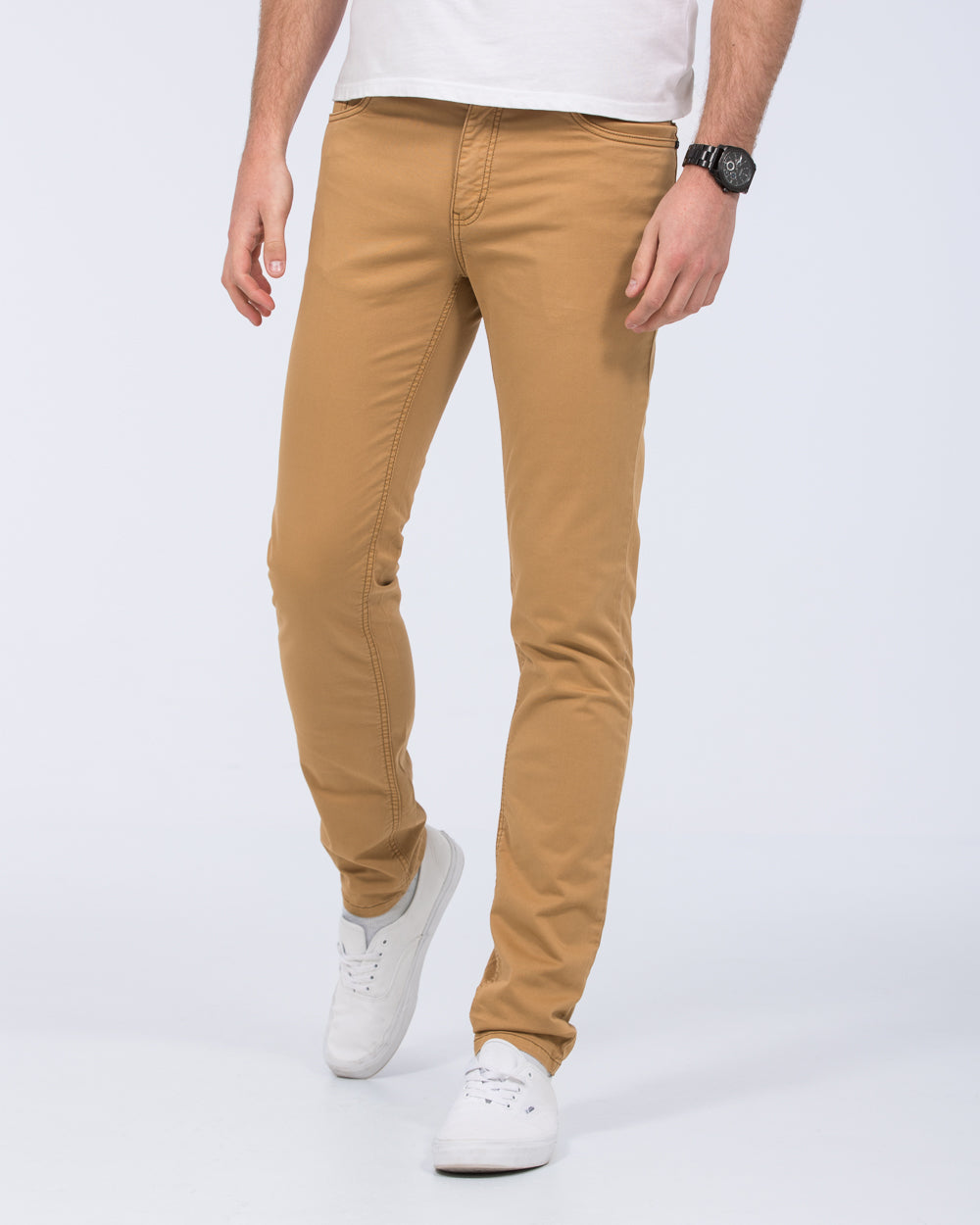Redpoint Milton Slim Fit Tall Jeans (tobacco)