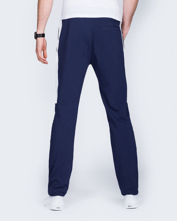 2t Declan Half-Striped Slim Fit Tall Gym Joggers (navy)